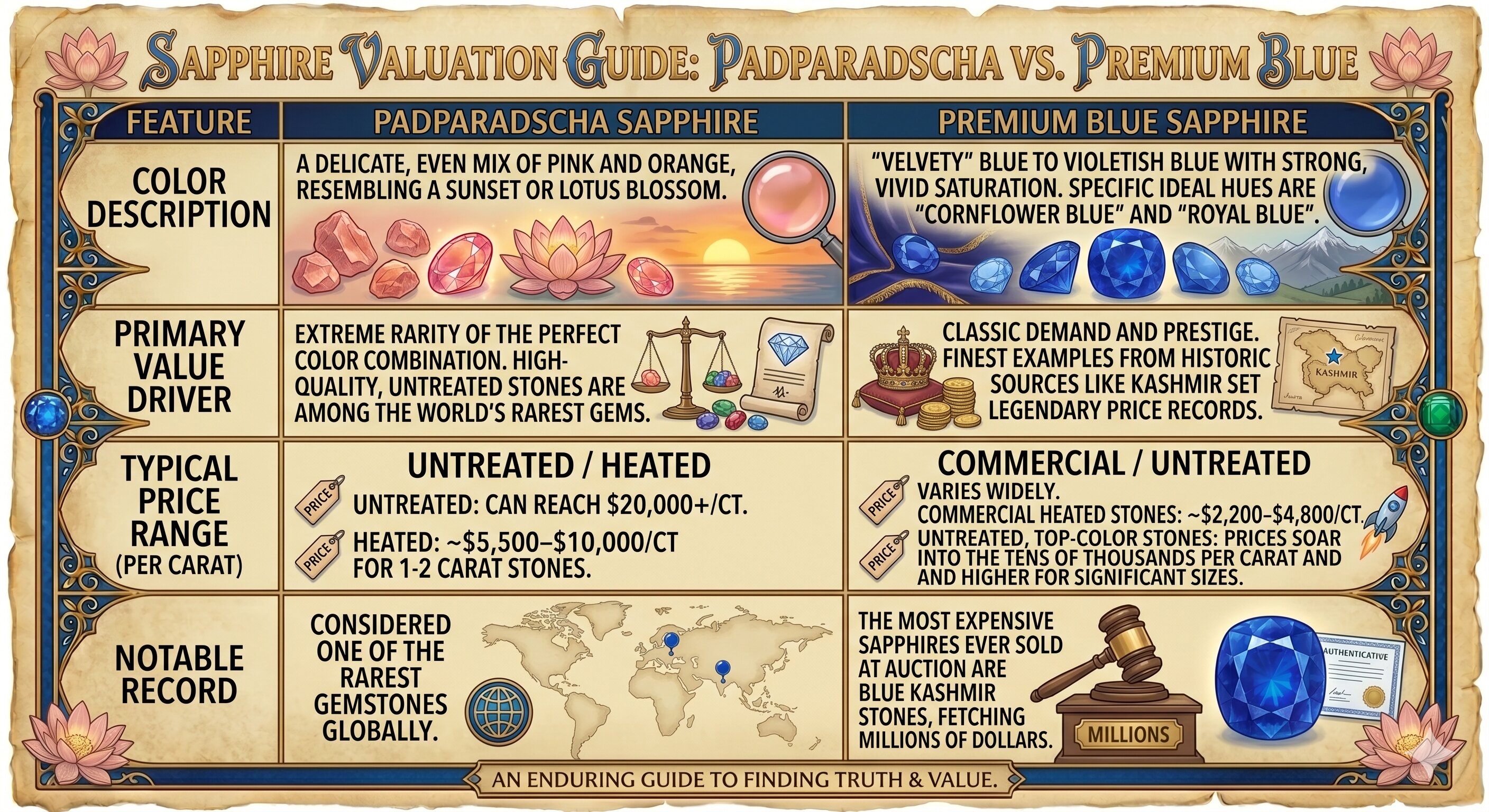 sapphre valuation guide